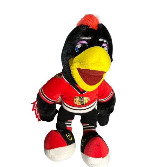 Bleacher Creatures Other - Chicago Blackhawks Tommy Hawk Mascot Plush 14" Multicolor Toy NHL